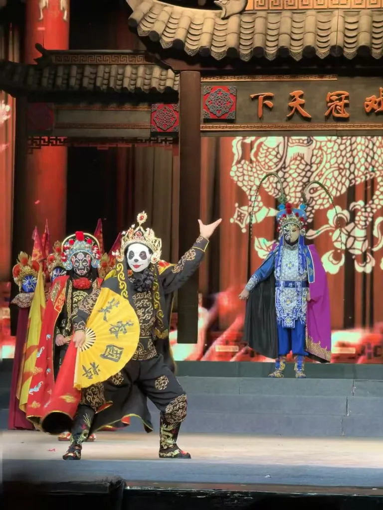 Watch Sichuan Opera face-changing from your theatre seat.