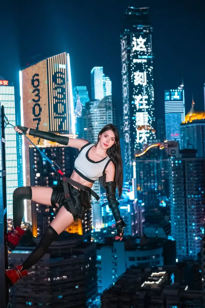 Cyberpunk Edgerunners Rooftop Photoshoot — guest portrait 7
