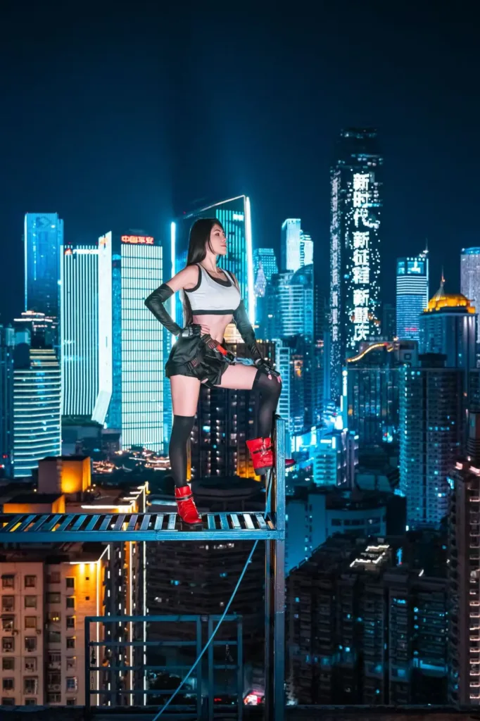 Cyberpunk Edgerunners Rooftop Photoshoot — guest portrait 3